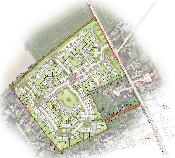 Bovis Homes plans for 129 new homes in Thurston approved